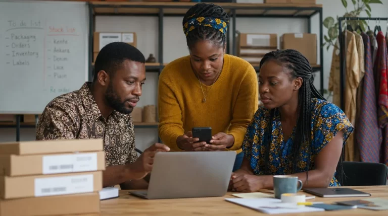 gpt-image-2_A_realistic_photograph_of_African_small_business_team_members_coordinating_tasks-0